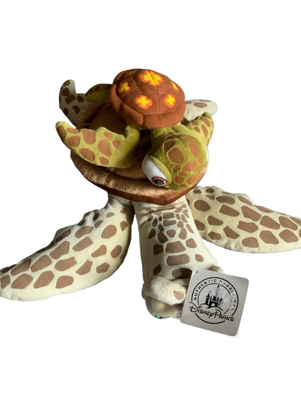 Disney Pixar Finding Nemo Crush and Squirt Plush Turtle Set NWT